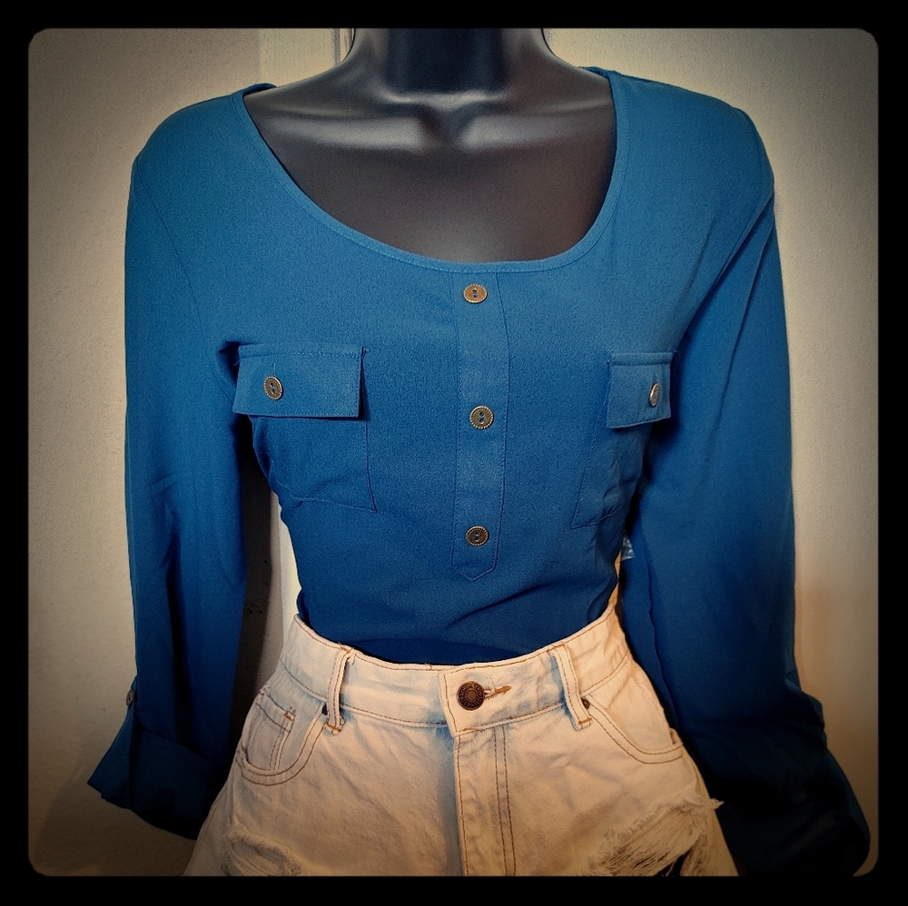 Blue blouse